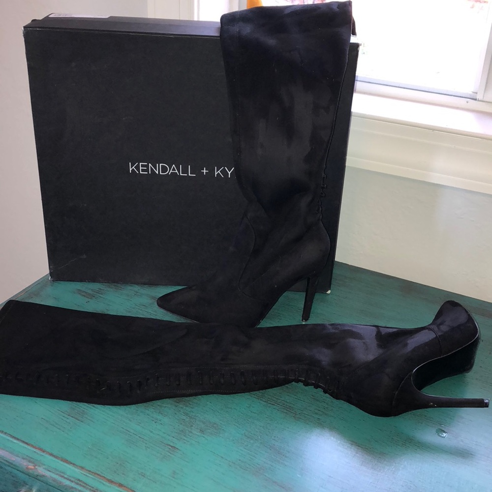 Kendall & Kylie knee high boots
